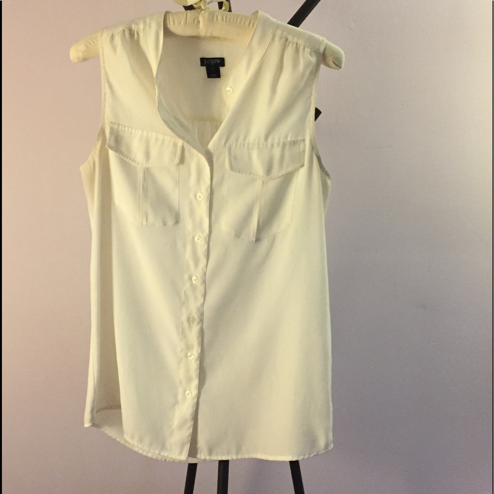Like NEW -J. Crew sleeveless top